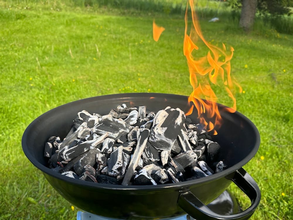 Grillen er klar